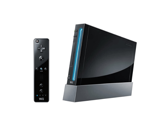 Black Nintendo Wii Console box art for Wii